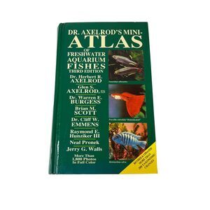 Dr Axelrods Mini Atlas of Freshwater Aquarium Fishes Hardcover Book Aquarist